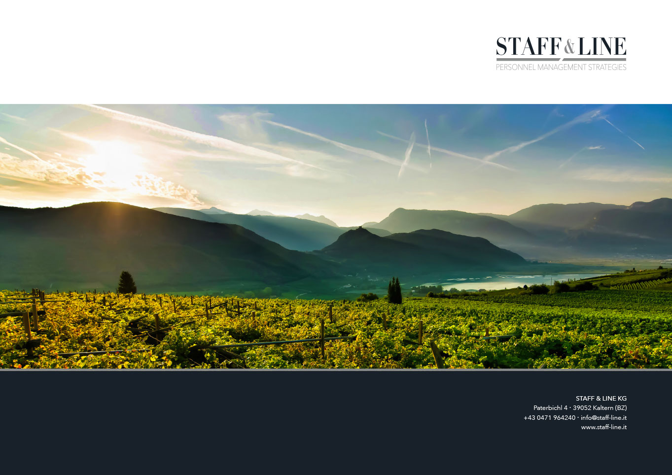 Staff & Line Südtirol Corporate Design
