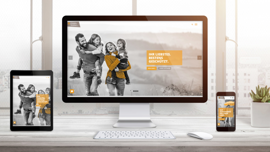EMVA Versicherung Bozen Webdesign Südtirol