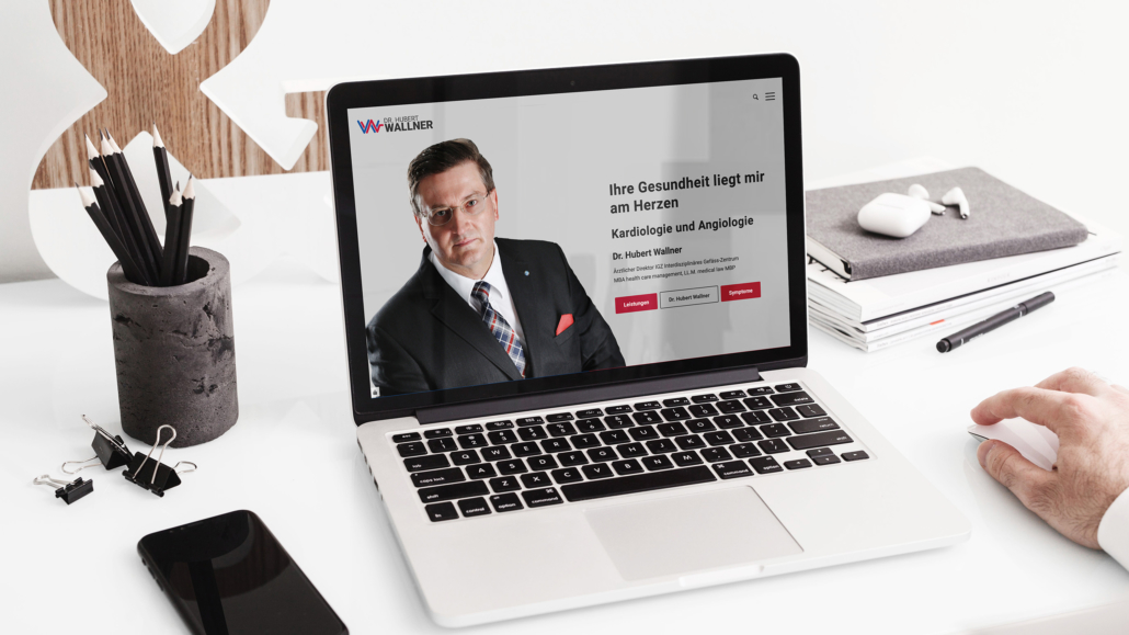 Logo Design Webdesign Branding Dr. Hubert Wallner