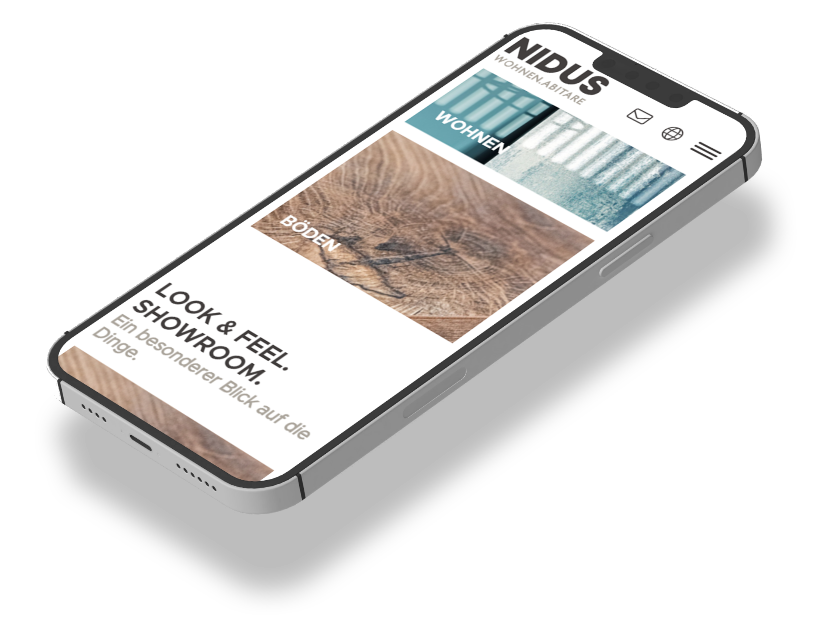 Brandin, Grafikdesign, Webdesign - Kunde NIDUS