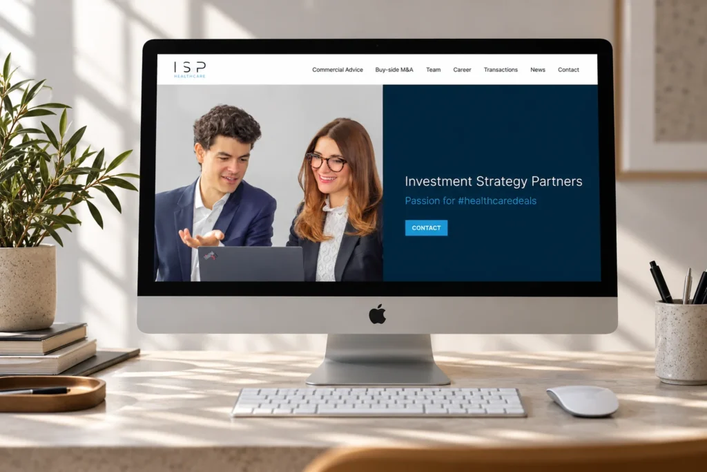 TM BRANDING - Referenzen - ISP Healthcare - Beratung