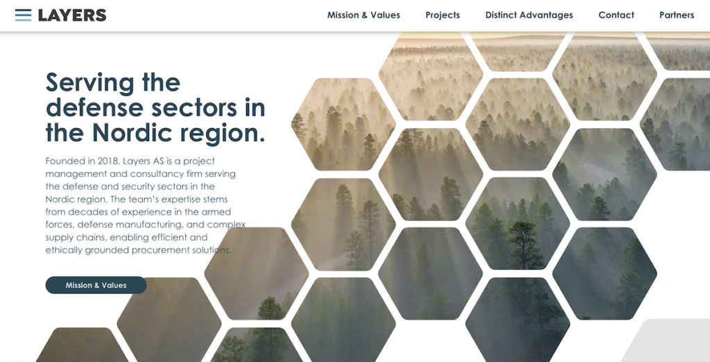 TM BRANDING - Referenzen - Website Layers- Norway