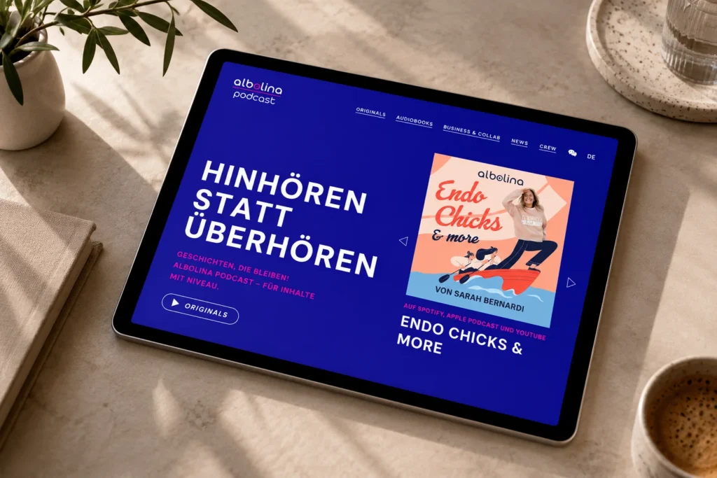 TM Branding Referenzen - Albolina Podcast