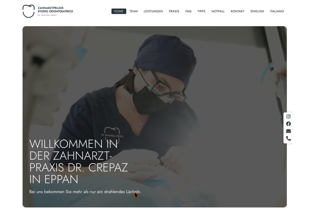 Referenzprojekt Dr. Valentina Crepaz
